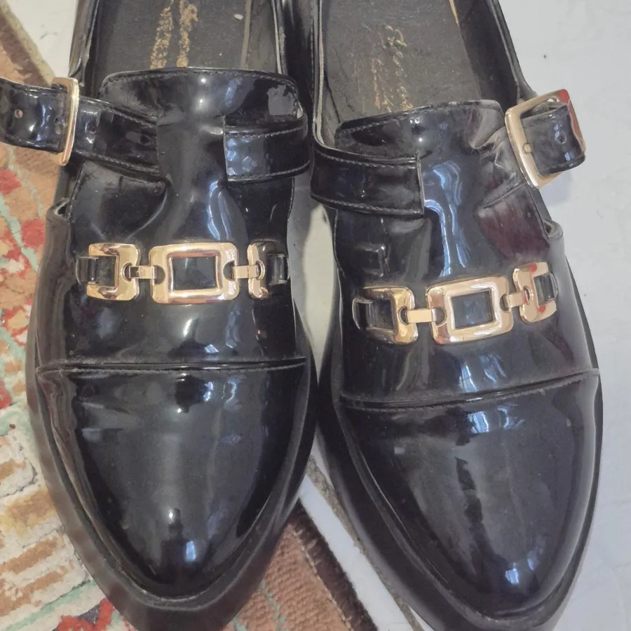 کفش مشگی لژدار نوک تیز