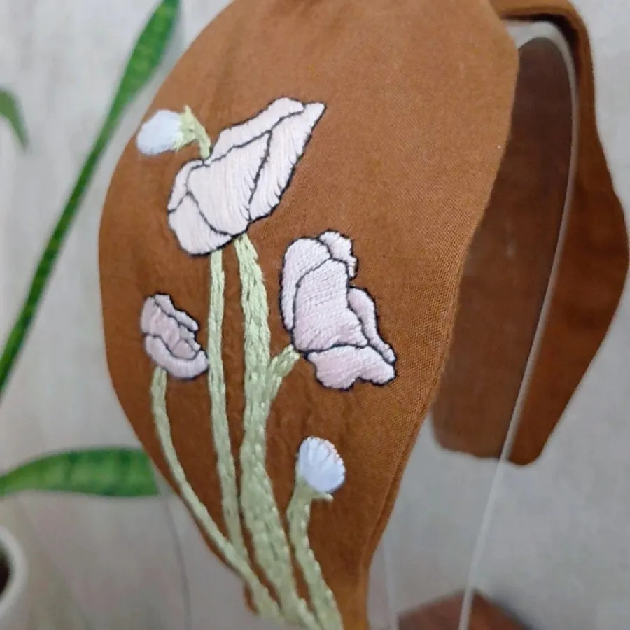 تل گلدوزی پاپیونی