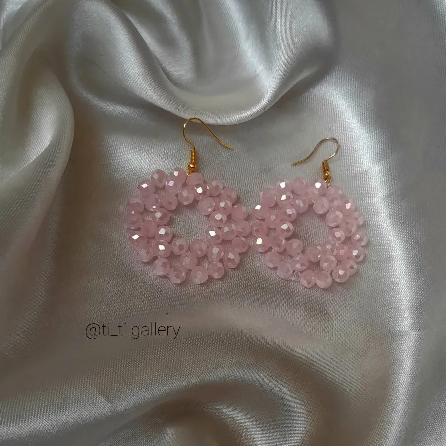 گوشواره‌کریستال‌صورتی‌خاص