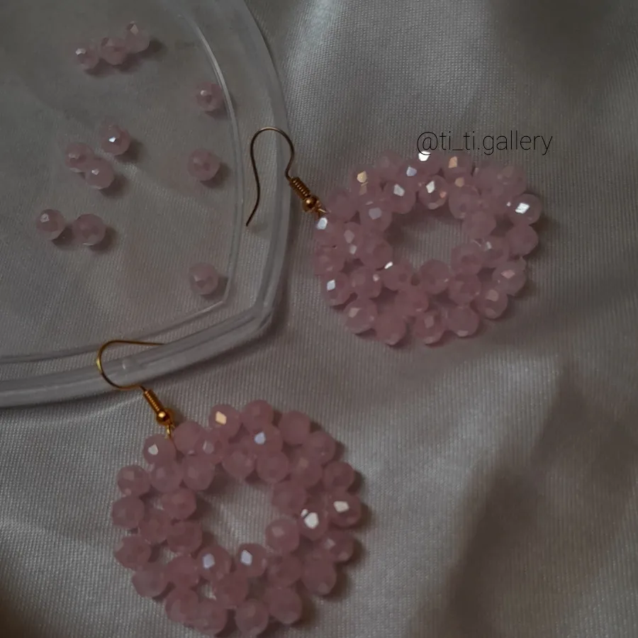 گوشواره‌کریستال‌صورتی‌خاص