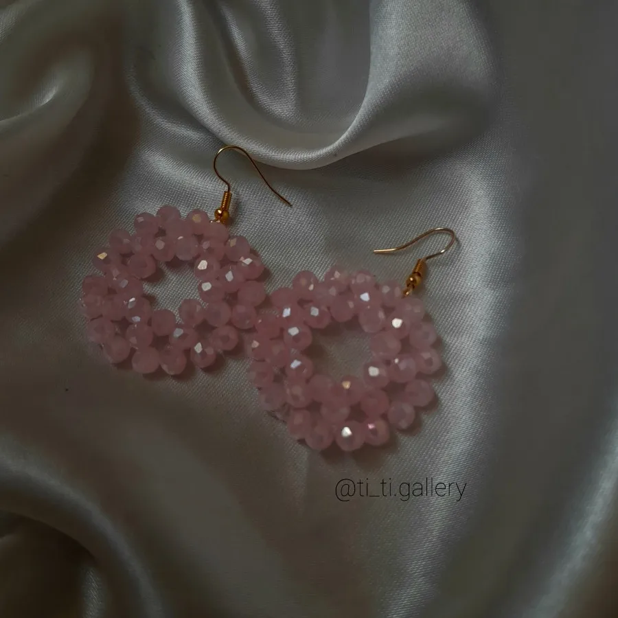 گوشواره‌کریستال‌صورتی‌خاص