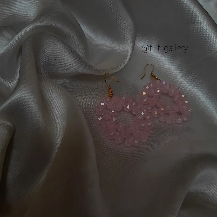 گوشواره‌کریستال‌صورتی‌خاص