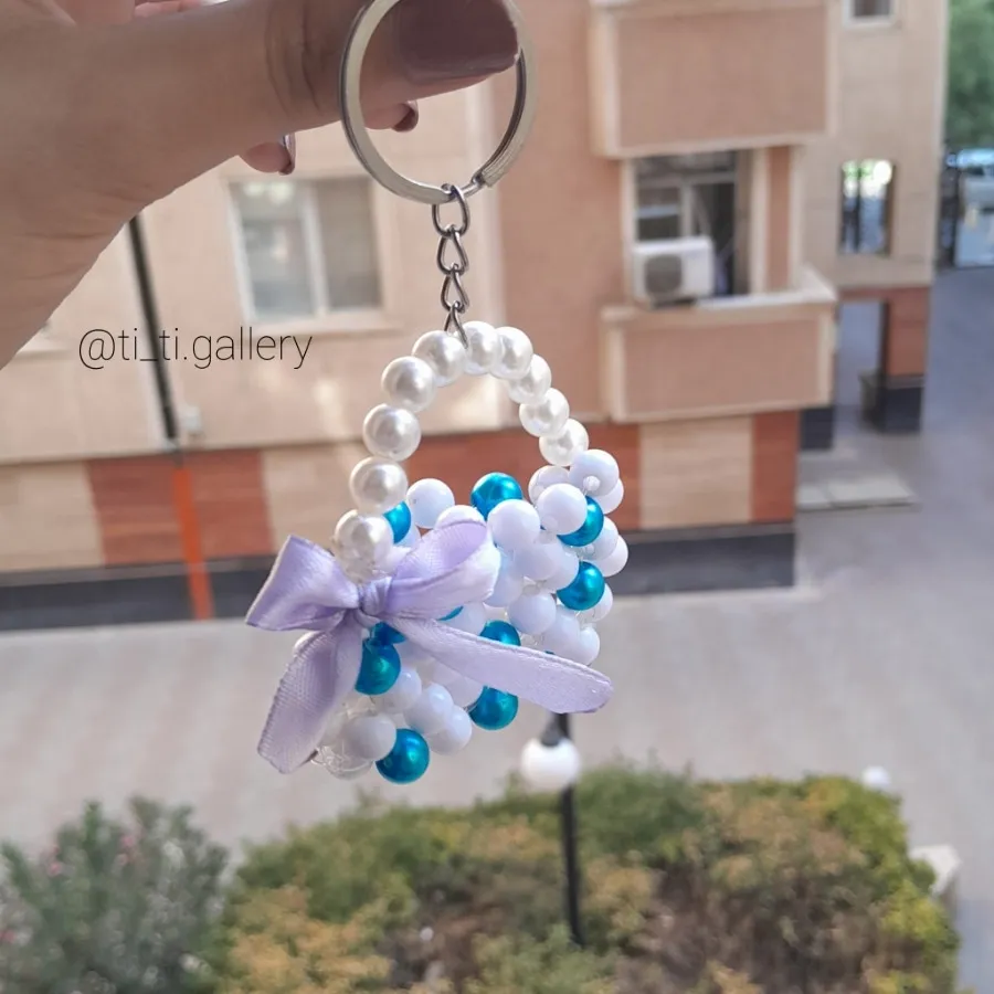 جاکلیدی مدل کیف مهره ای