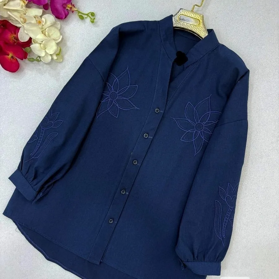 شومیز مانتویی دلوان