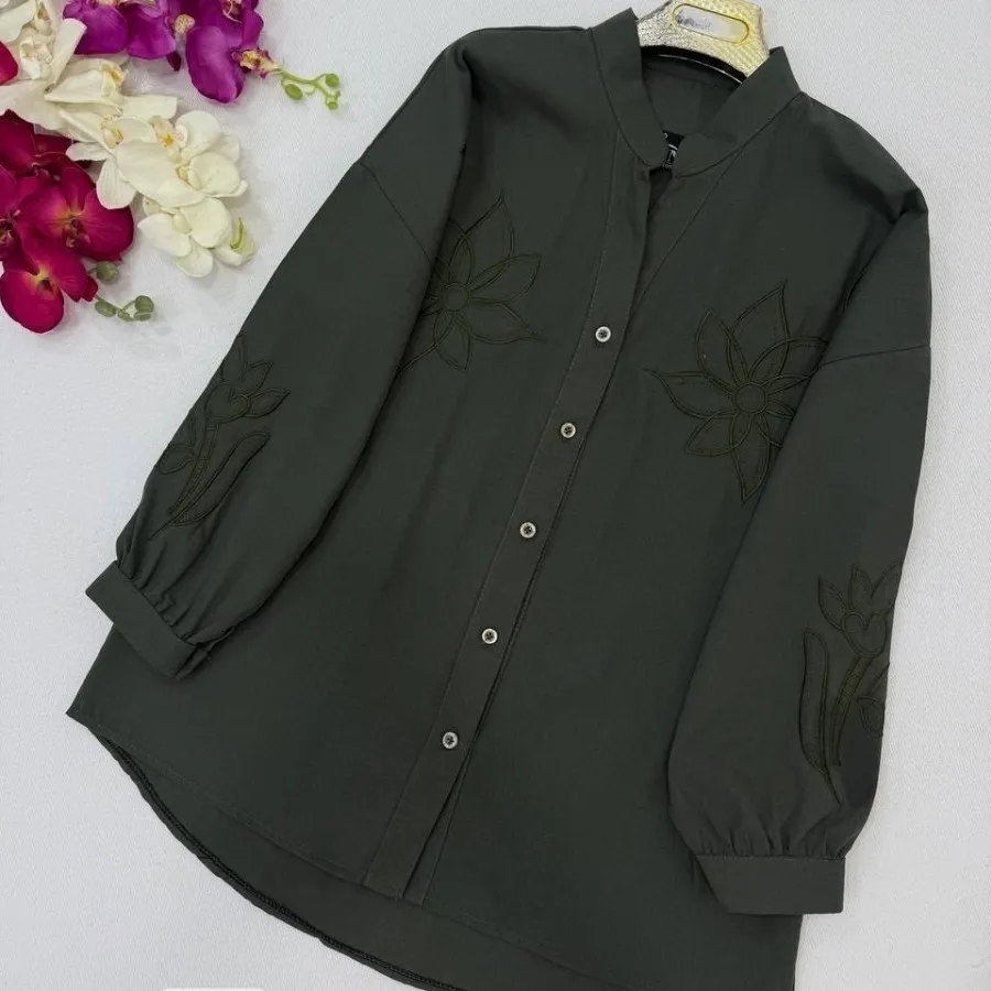 شومیز مانتویی دلوان