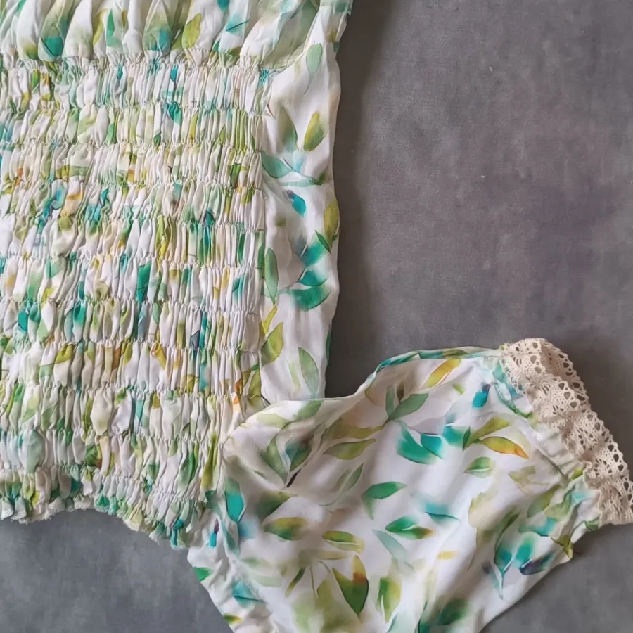 پیراهن نخی دخترانه.ساحلی