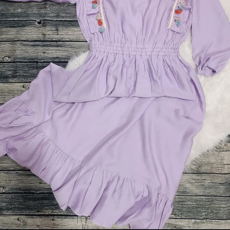 پیراهن دخترانه بنفش