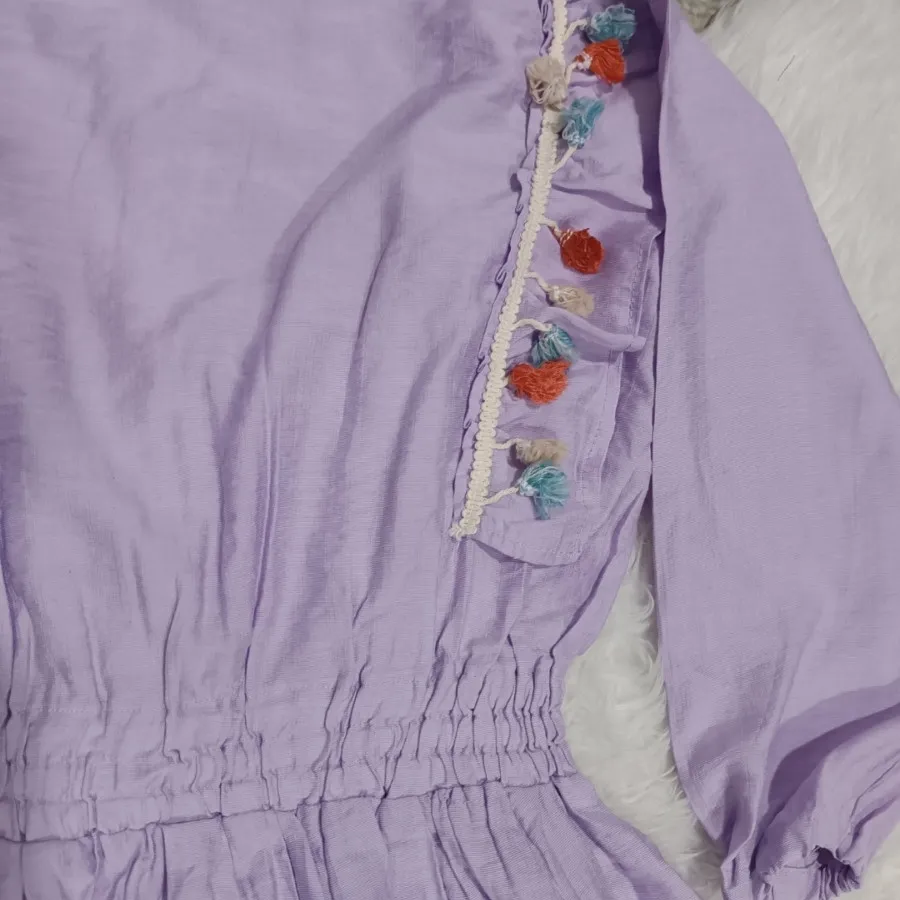 پیراهن دخترانه بنفش