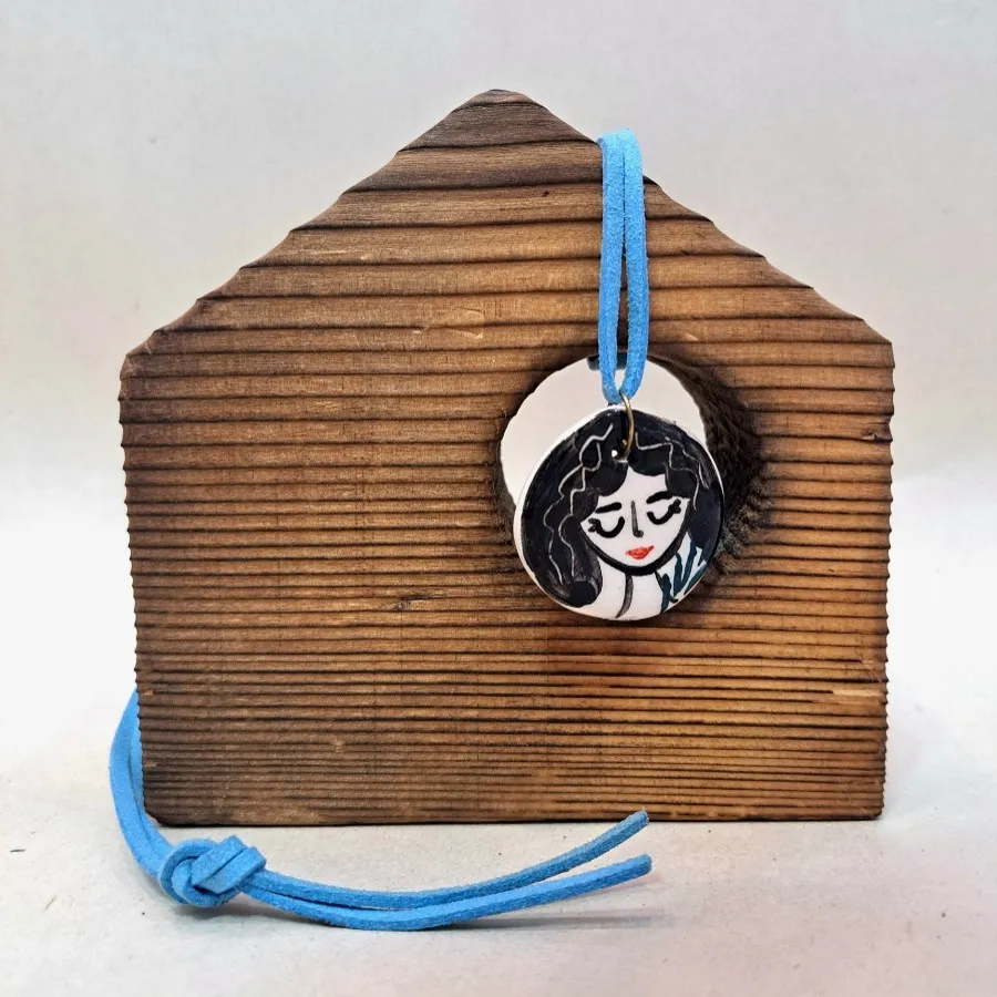 گردنبد سرامیکی هنری