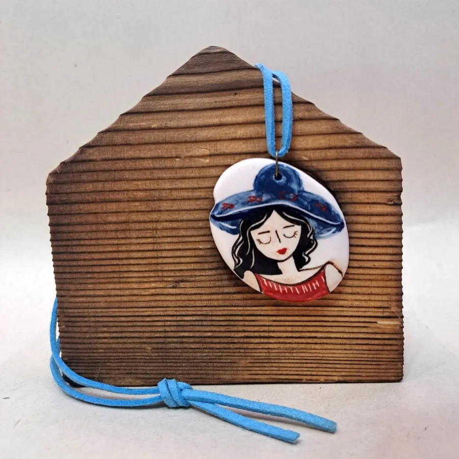 گردنبد سرامیکی هنری