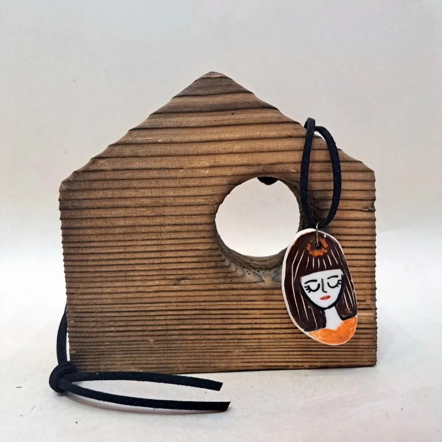 گردنبد سرامیکی هنری