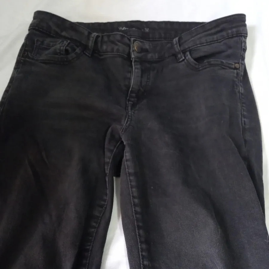 شلوار لی طوسی ذغالی