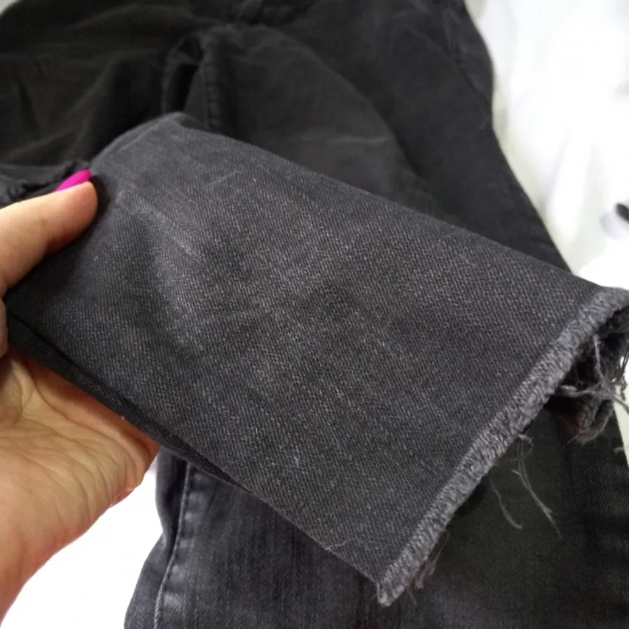 شلوار لی طوسی ذغالی