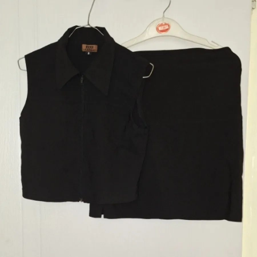 جلیقه دامن مشکی