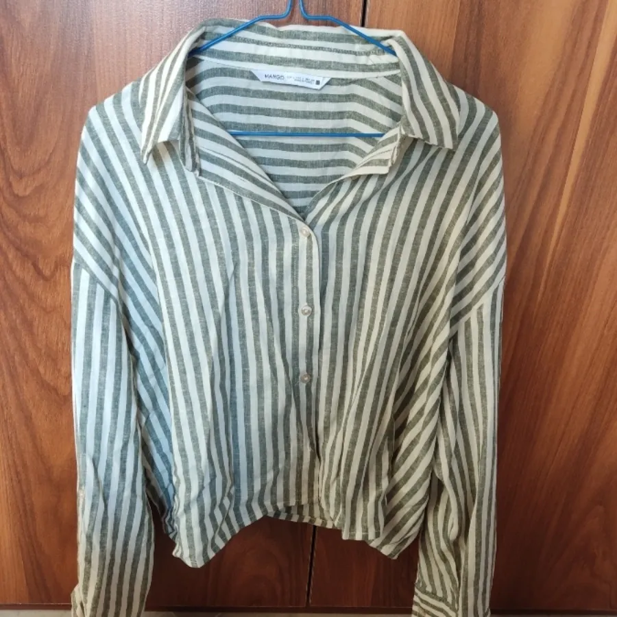 شومیز لینن منگو