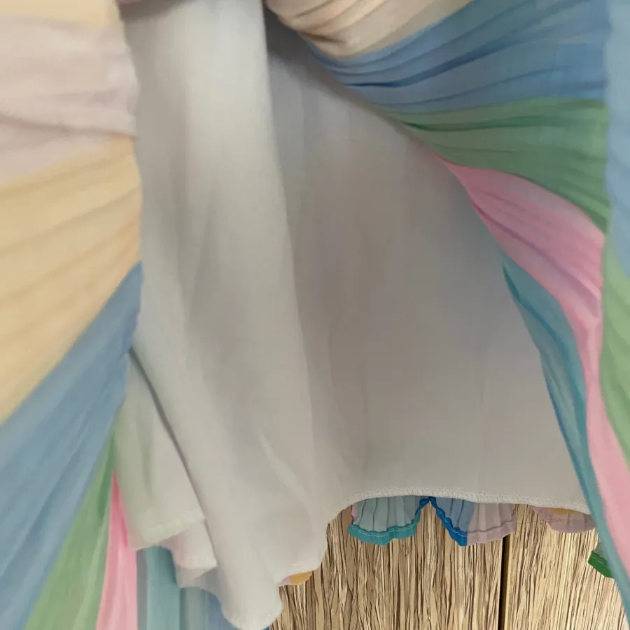 لباس رنگی تمام پلیسیه