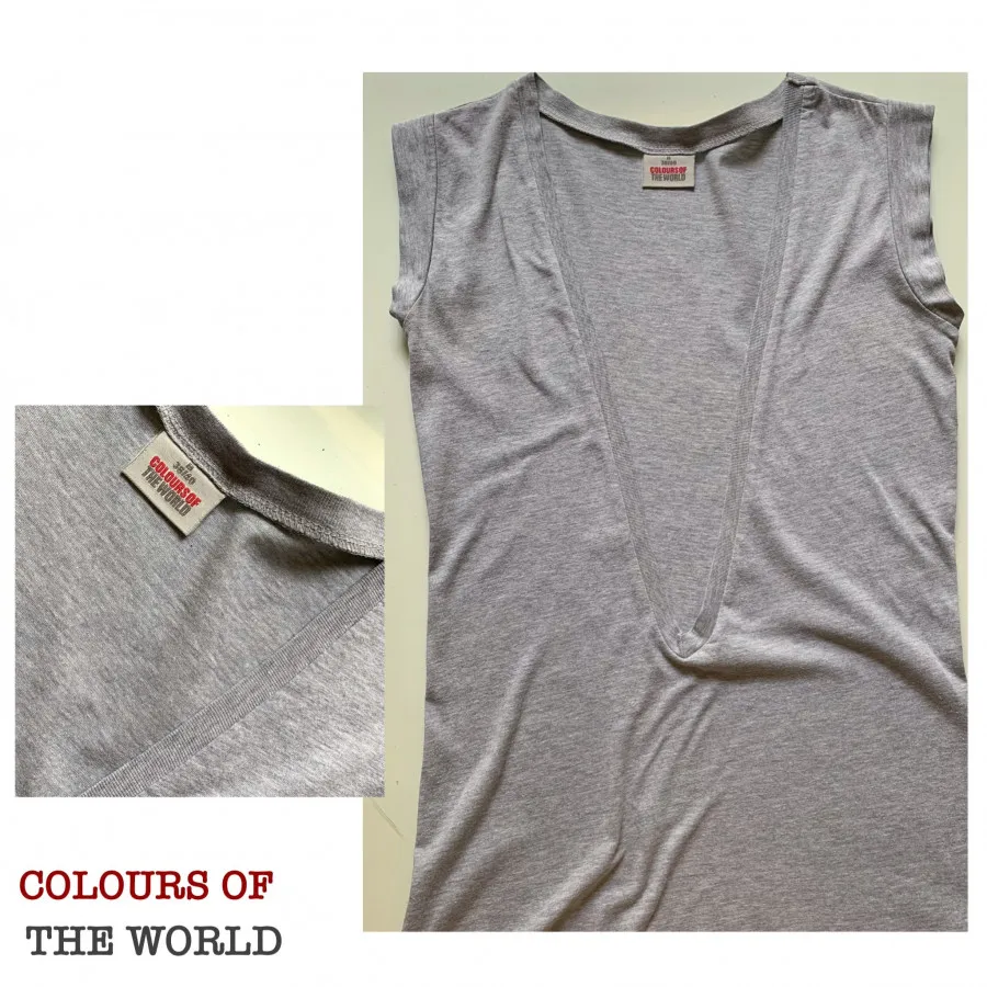 تاپ یا شرت یقه باز