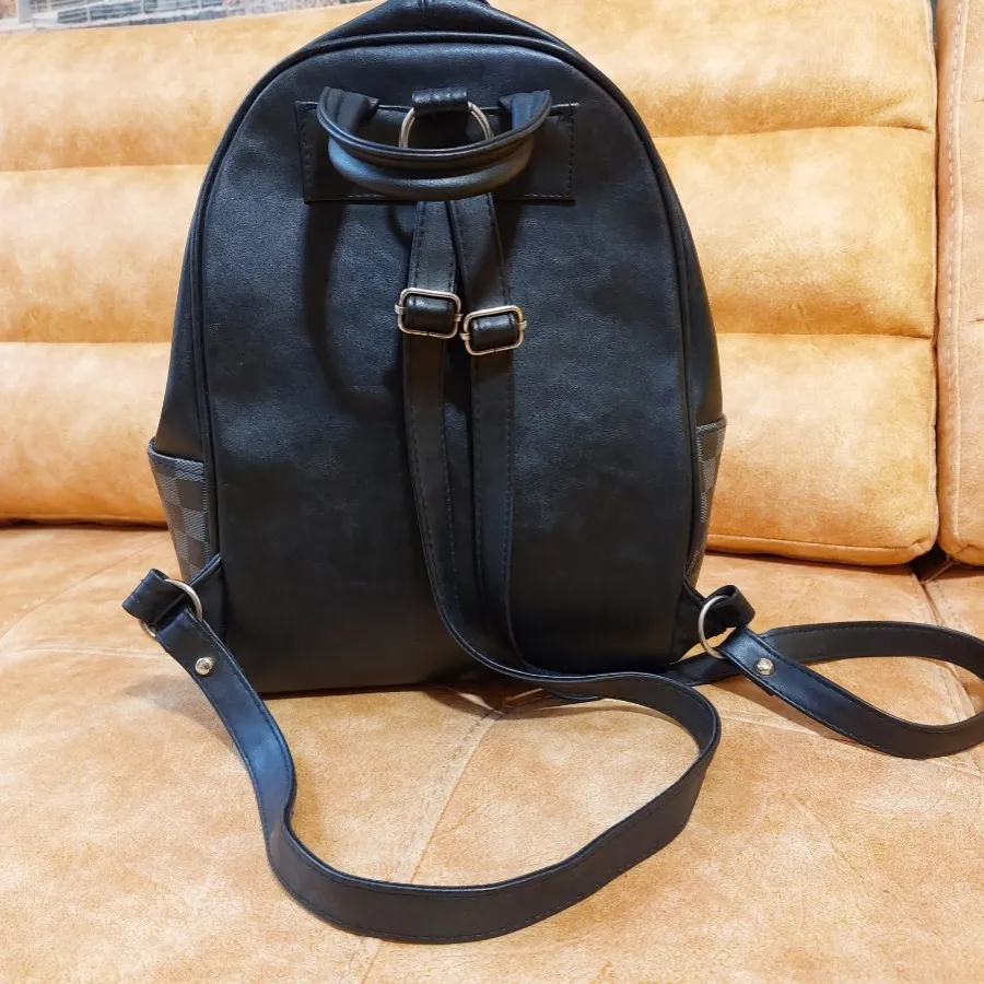 کوله پشتی طوسی مشکی