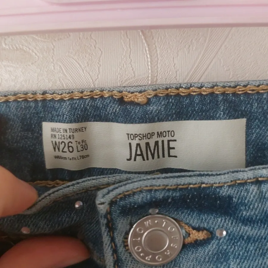 شلوار جین نگین دار ترک