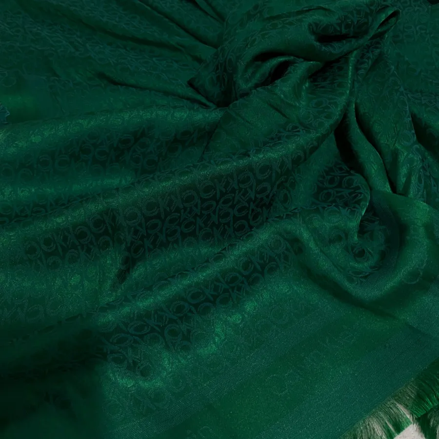 روسری ژاکارد سبز