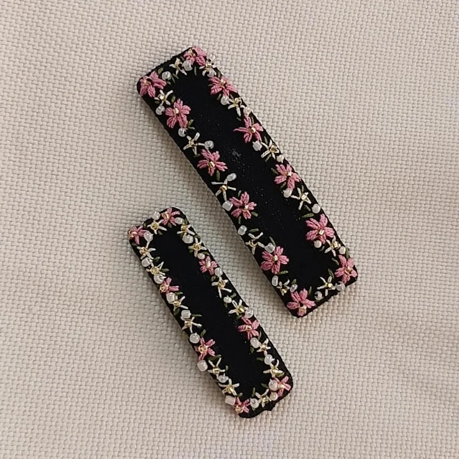 ست گیره مو گلدوزی