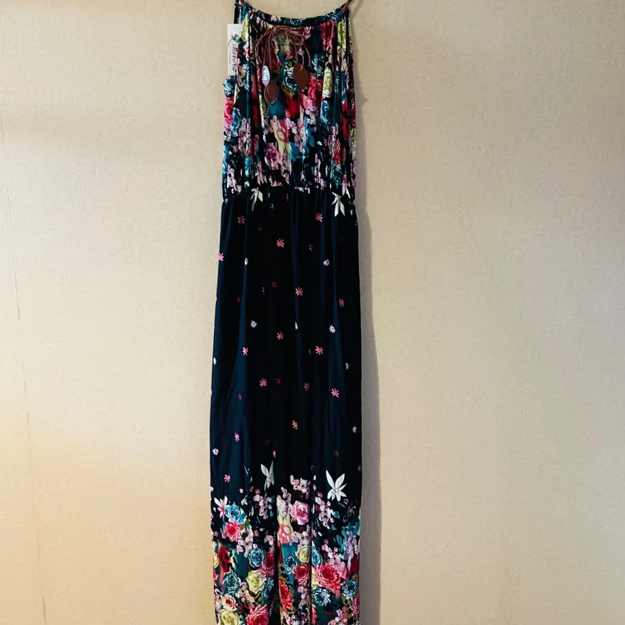 پیراهن نخی ساحلی