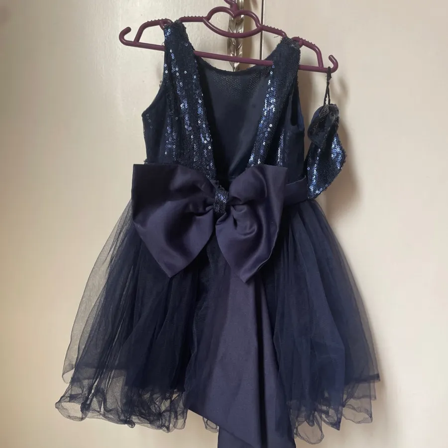 پیراهن مجلسی  سورمه ای