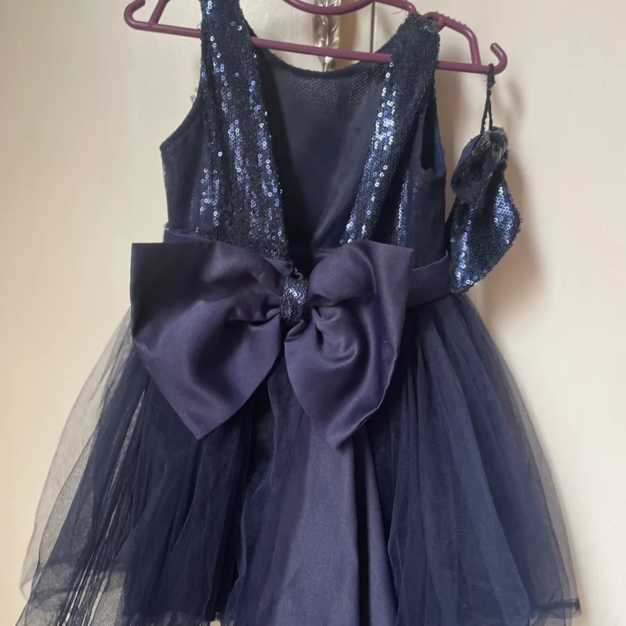 پیراهن مجلسی  سورمه ای