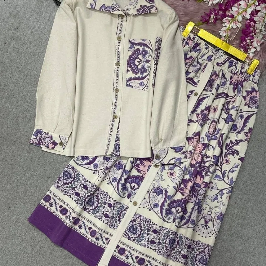 ست تونیک و دامن