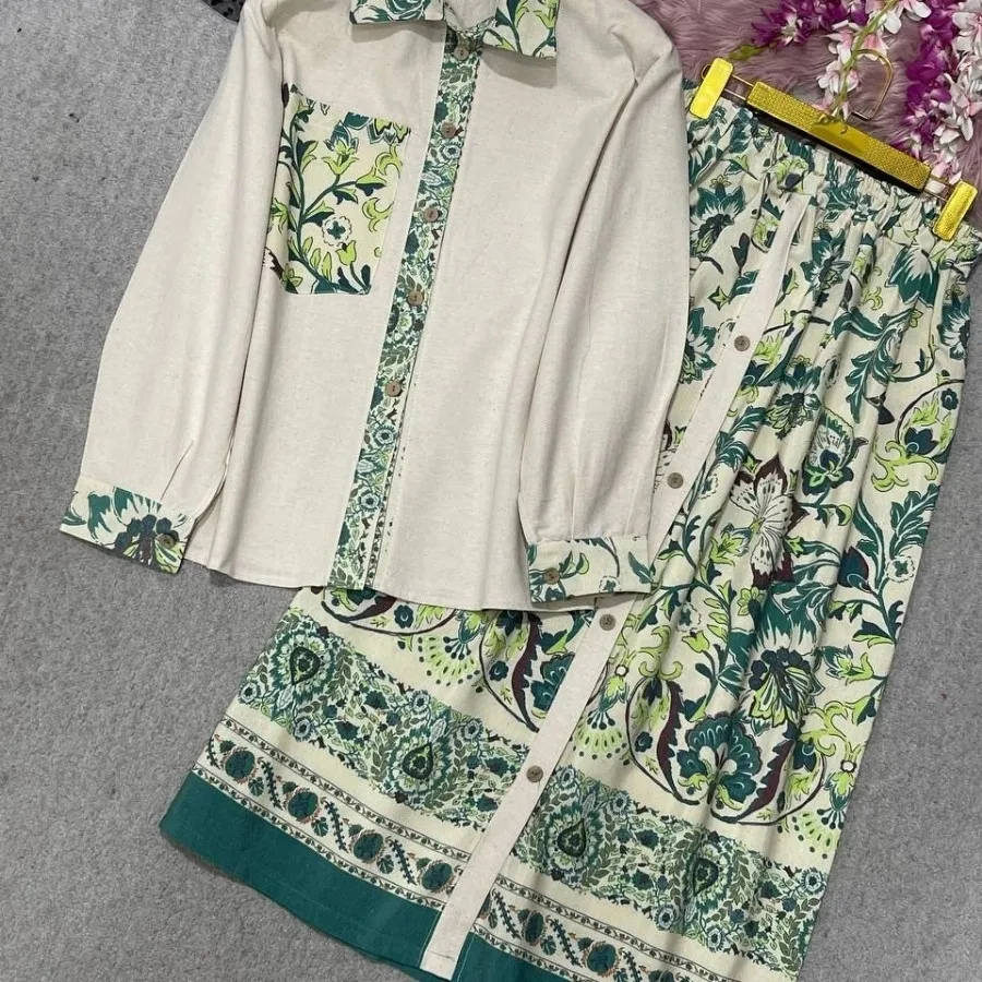 ست تونیک و دامن