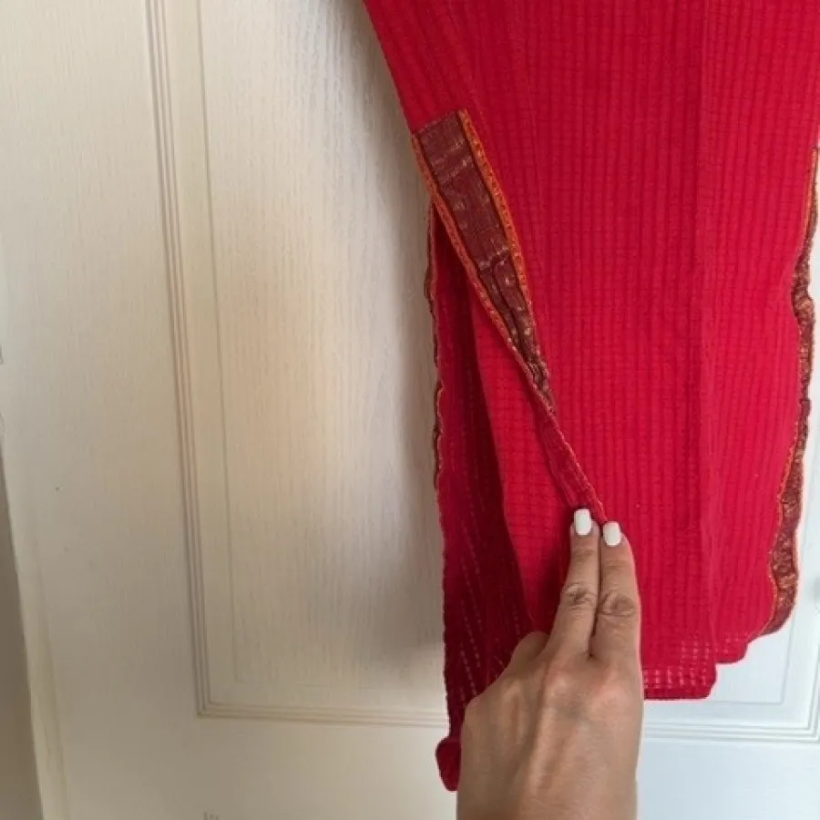 تونیک لینن گلدوزی