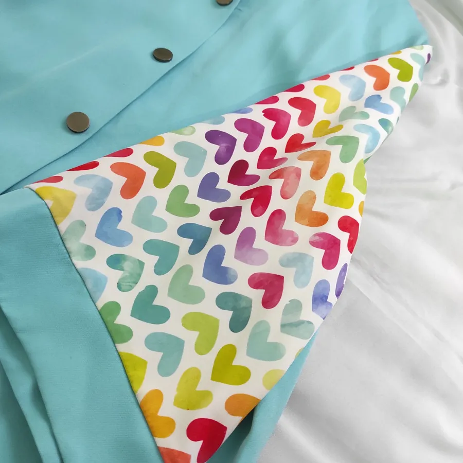 مانتو مزونی قلبی کاملا نو