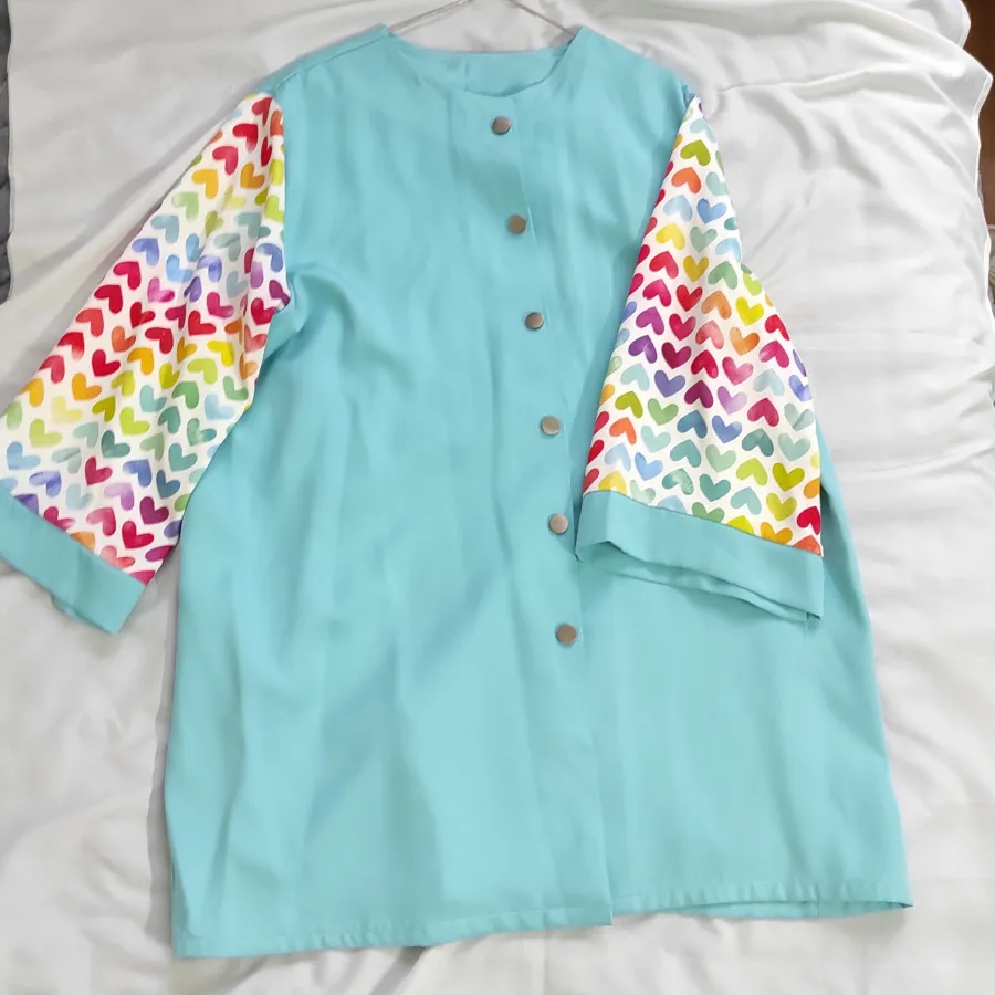 مانتو مزونی قلبی کاملا نو