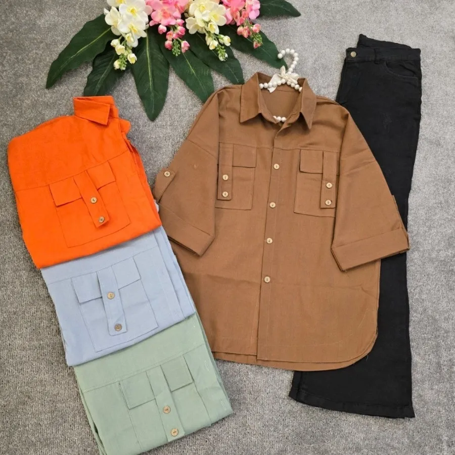 مانتو دوجیب تابستانه