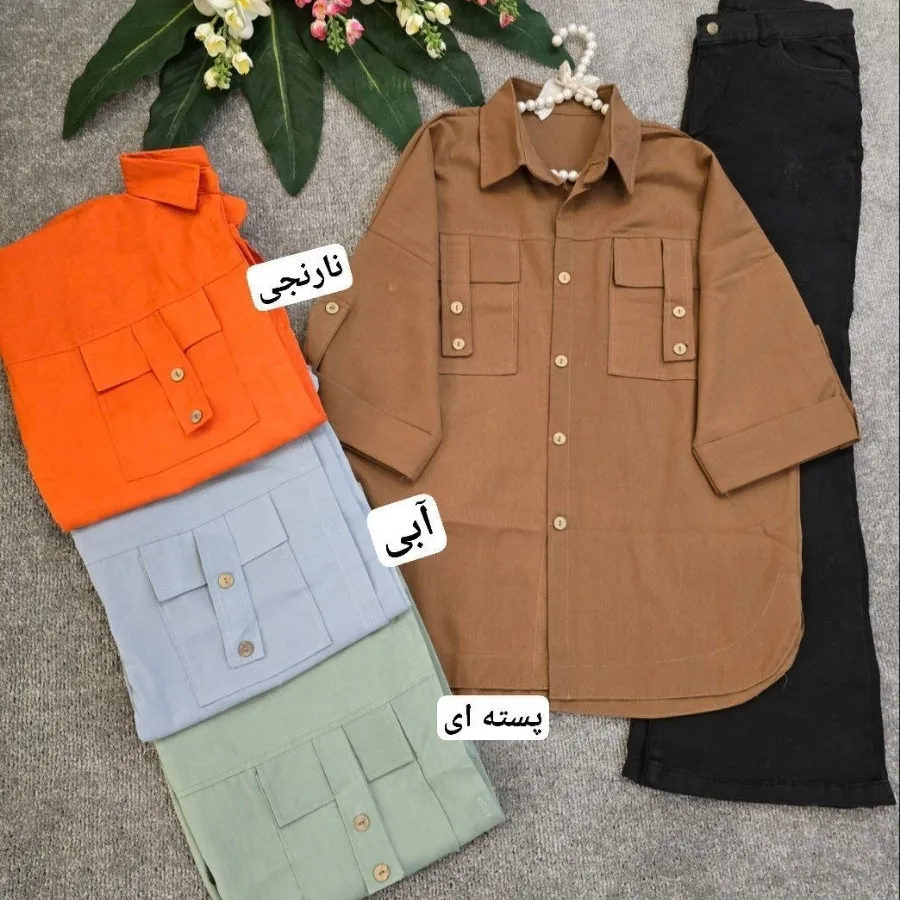 مانتو دوجیب تابستانه