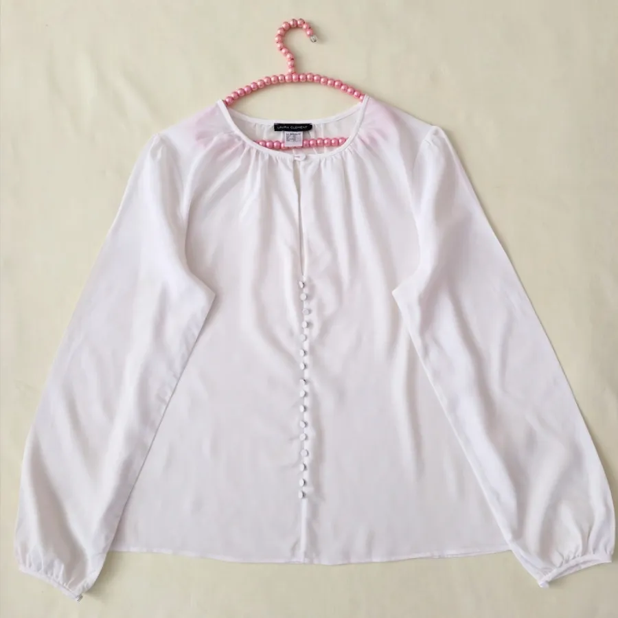 بلوز سفید زنانه