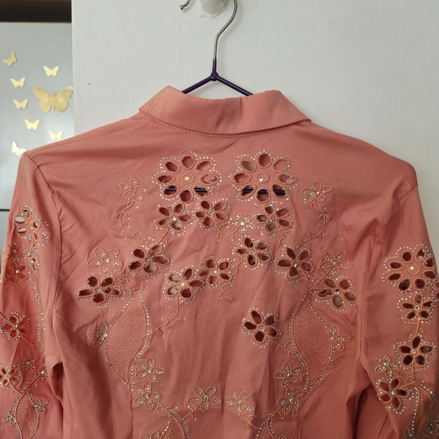 بلوز مجلسی سنگین کار دست