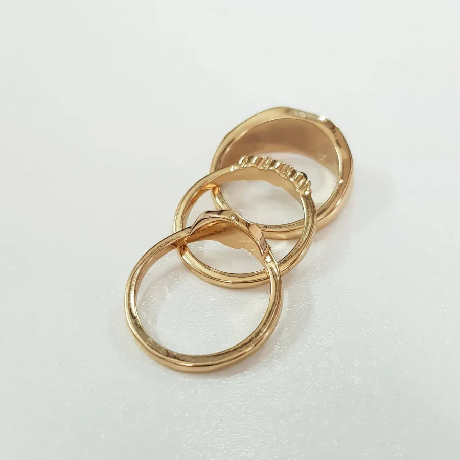 پک انگشتر طلایی مجلسی