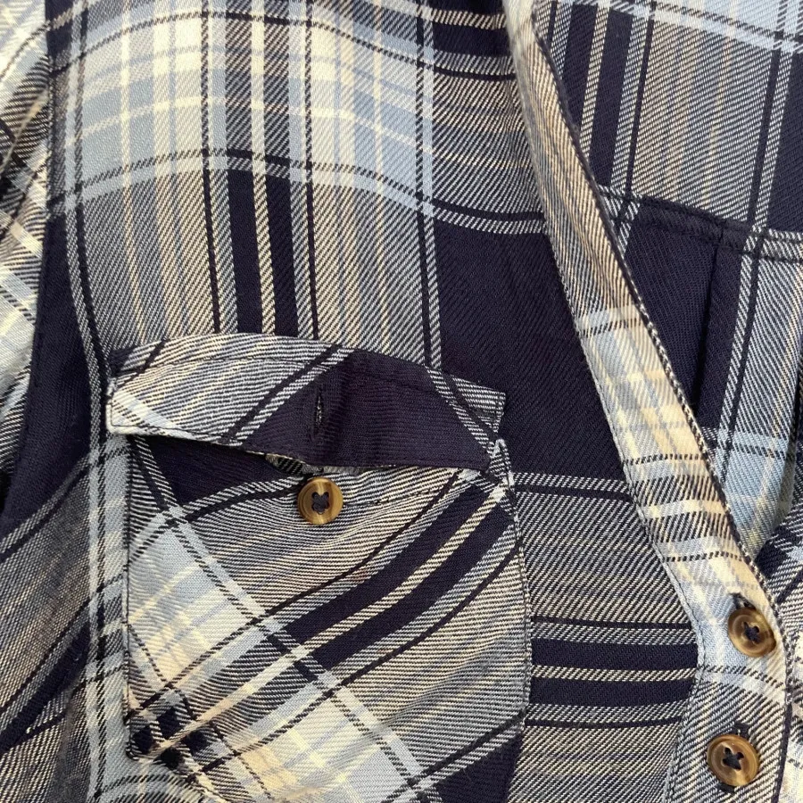 شومیز چهارخونه خارجی