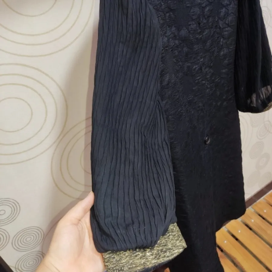 مانتو مشکی مجلسی