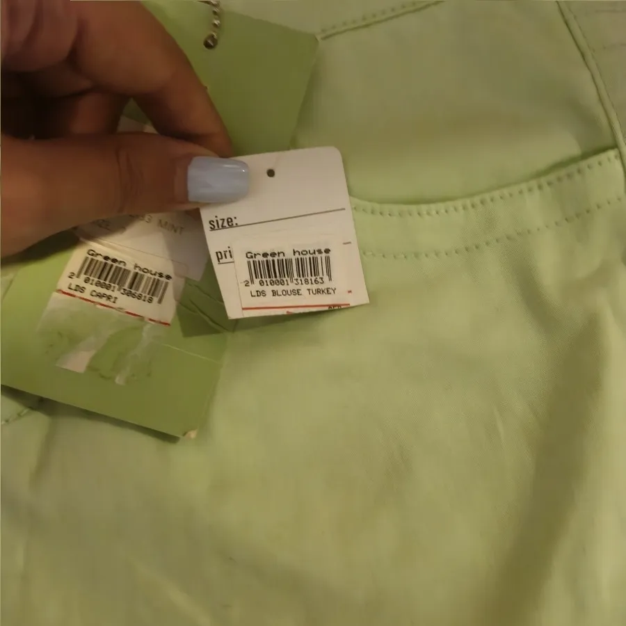 شلوار برمودای پسته ای ترک