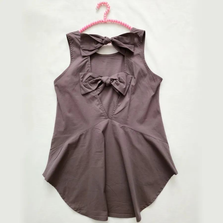 تاپ سبز پاپیونی