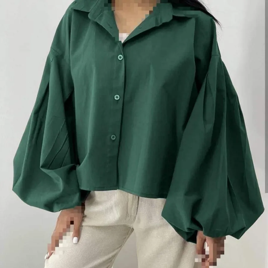 شومیز ٱستین پفی خنک مجلسی