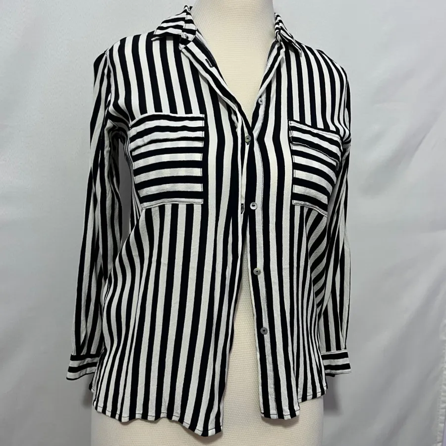 شومیز مانتویی راه راه