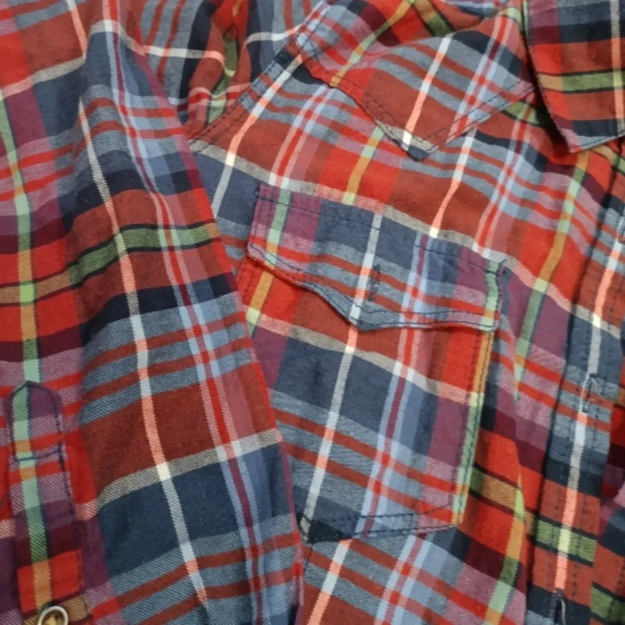 پیراهن چهارخونه hm