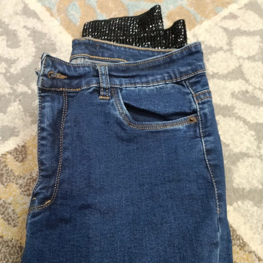 شلوار طرح دار