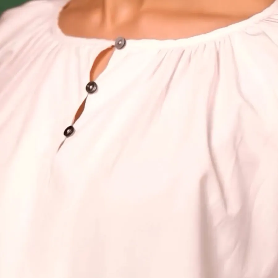 شومیز سفید کره ای