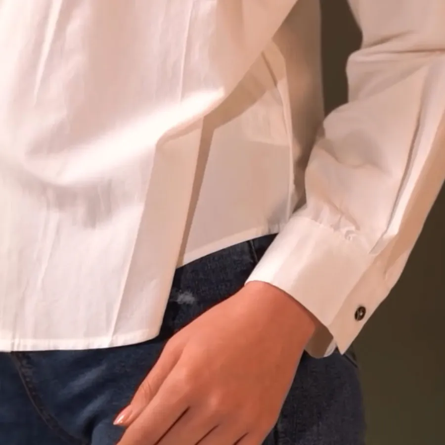 شومیز سفید کره ای