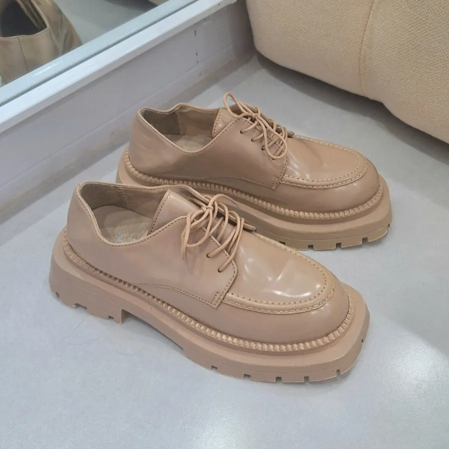 کفش لوفر کرم لژ دار