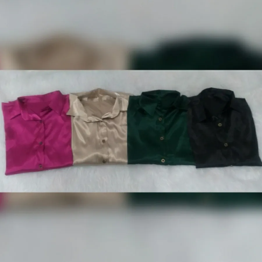 شومیز ساتن زنانه